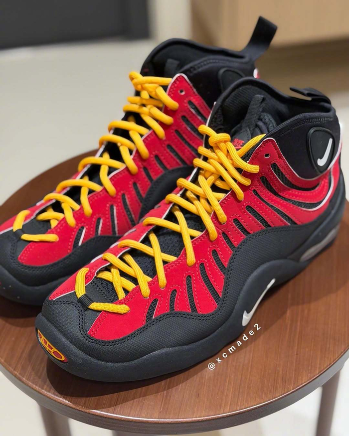 乐鱼电竞-2026 Nike Air Bakin热火款实物曝光，哈达威等多位球星曾代言|里奇蒙德|蒂姆·哈达威|PJ塔克|实物现身|塔克_新浪体育_新浪新闻